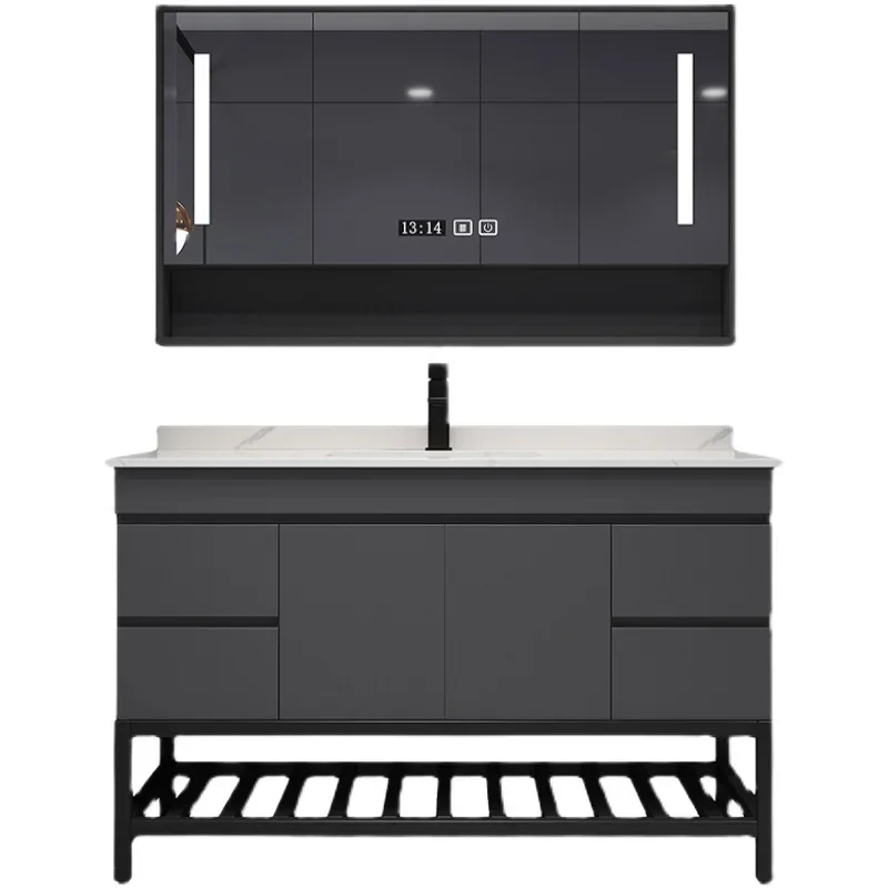 

Toilet Narrow Mirror Bathroom Cabinets Storage Washbasin Drawer Bathroom Cabinets Display Casa Arredo Room Furniture