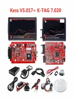 2024 New 2.8 EU Red KESS V5.017 OBD2 Manager Tuning KTAG V7.020 4 LED BDM Frame K-TAG KESS 5.017 Auto ECU Programmer Repair Tool 1