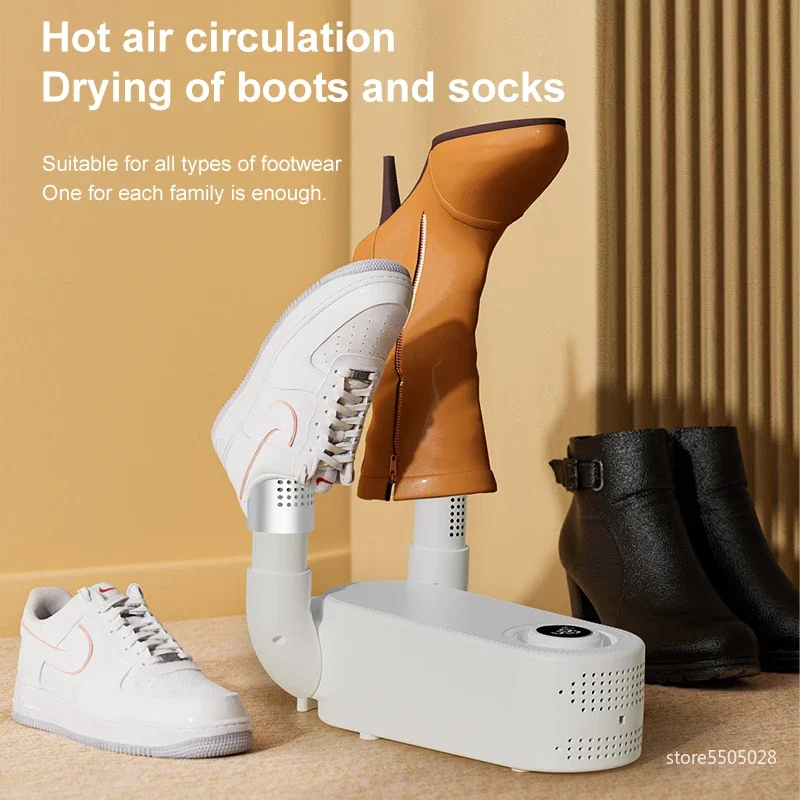 110V/220V Electric Shoe Dryers Portable Shoes Dryer Boots Warmer Foldable Timer Shoe Deodorizer Drying Machine Home Appliances 4