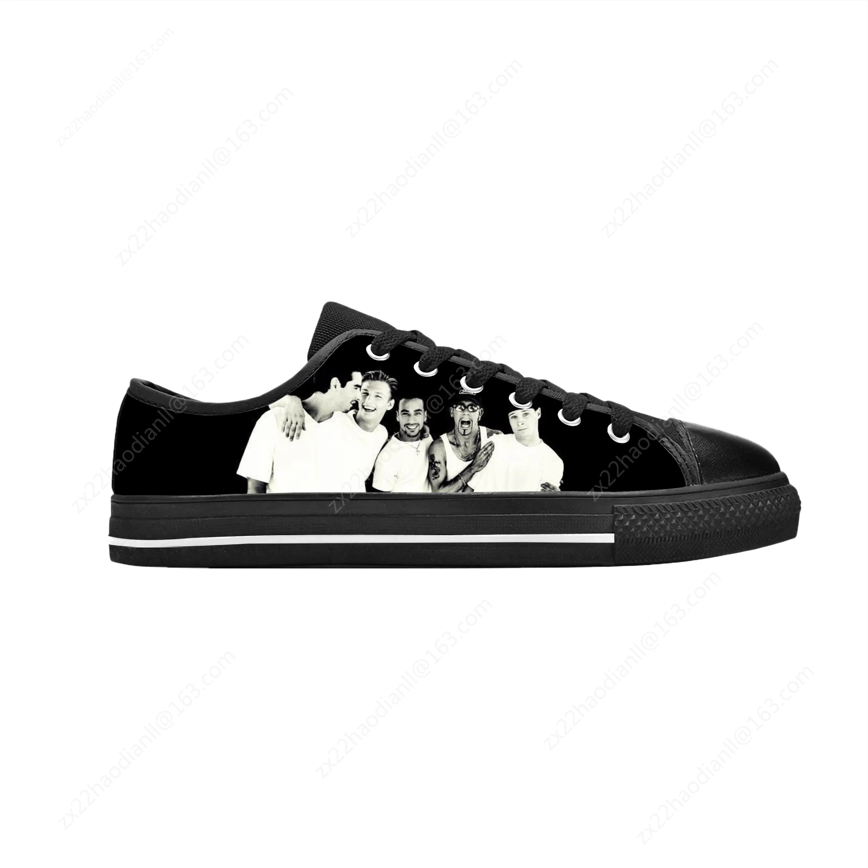 Backstreet Boys Pop Rock Band Music Singer Fashion Casual Cloth Shoes Low Top Comfortable Breathable 3D Print Men Women Sneakers