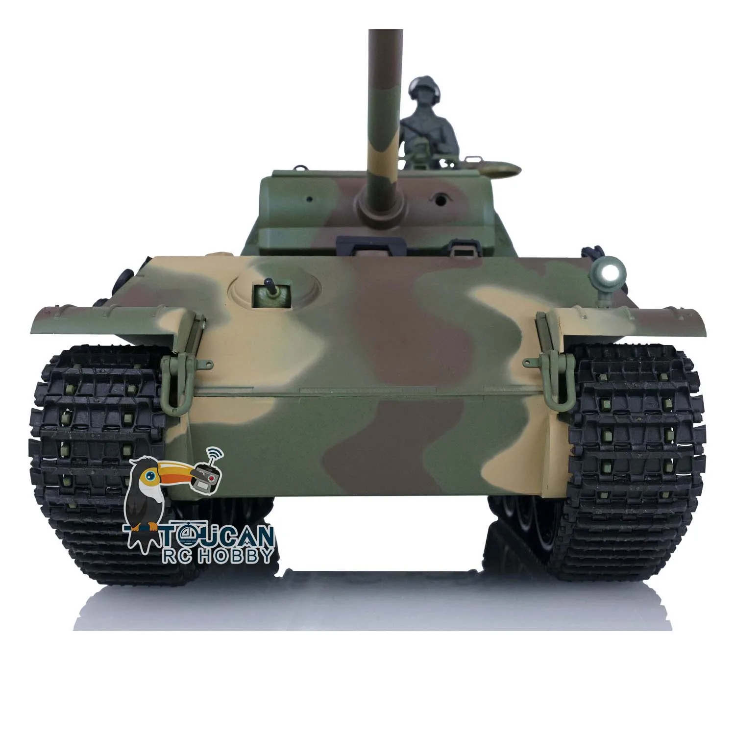 Heng Long 1/16 RC Tank 2.4G 7.0 Plastic 3879 German Panther G RTR BB Pellets Infrared Remote Control Tank Model Toys For Gifts  4