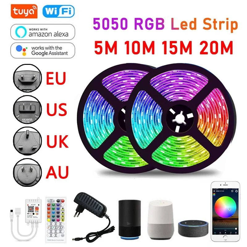 Светодиодная RGB лента для подсветки телевизора 12 В 5050 | Лампы и освещение