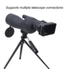 Electronic Eyepiece Camera Aluminum Alloy 5 Levels Digital Zoom 4K Electronic Eyepiece Dim Light Night Vision for Planetary 3