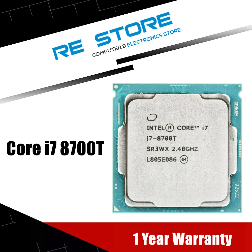 Used Intel Core i7 8700T 2.4GHz Six-Core Twelve-Thread CPU ...