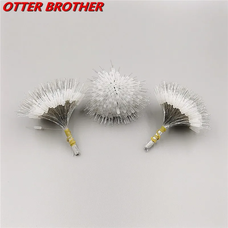 300pcs/set Fishing Transparent Rubber Stopper Float Bobber Stopper olive Cylindrical Space Bean Float Fish Line Accessories