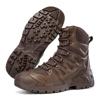 CHRLCK Men's Four Seasons Breathable Desert Hiking Boots Outdoor Waterproof Casual Sneakers Working Men Ankle Boots Hiking Boots