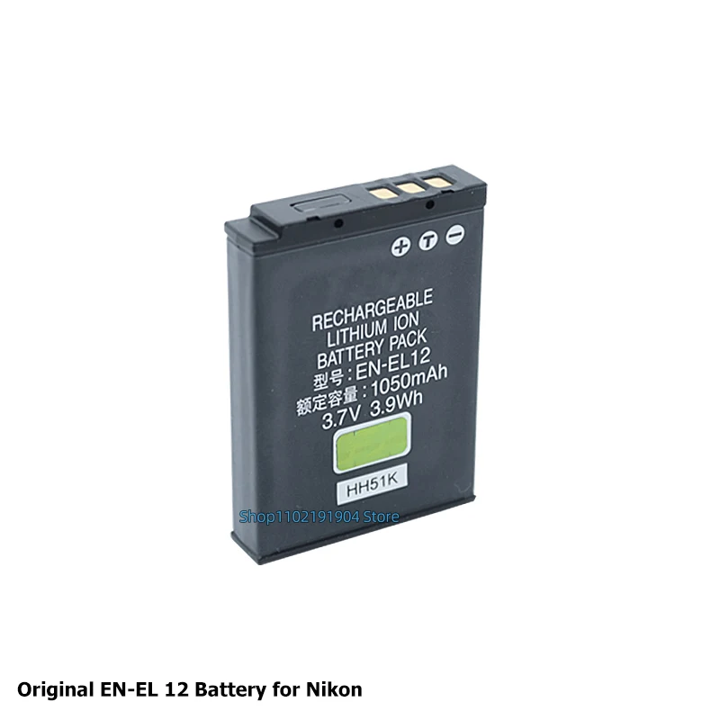 Original EN-EL 12 Battery for Nikon COOLPIX P300/310/330/340 S610