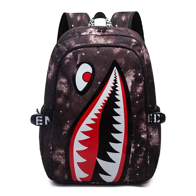 Bookbag for Middle Shark Pack Backpack Boys for Kids School Bags Travel Back 2