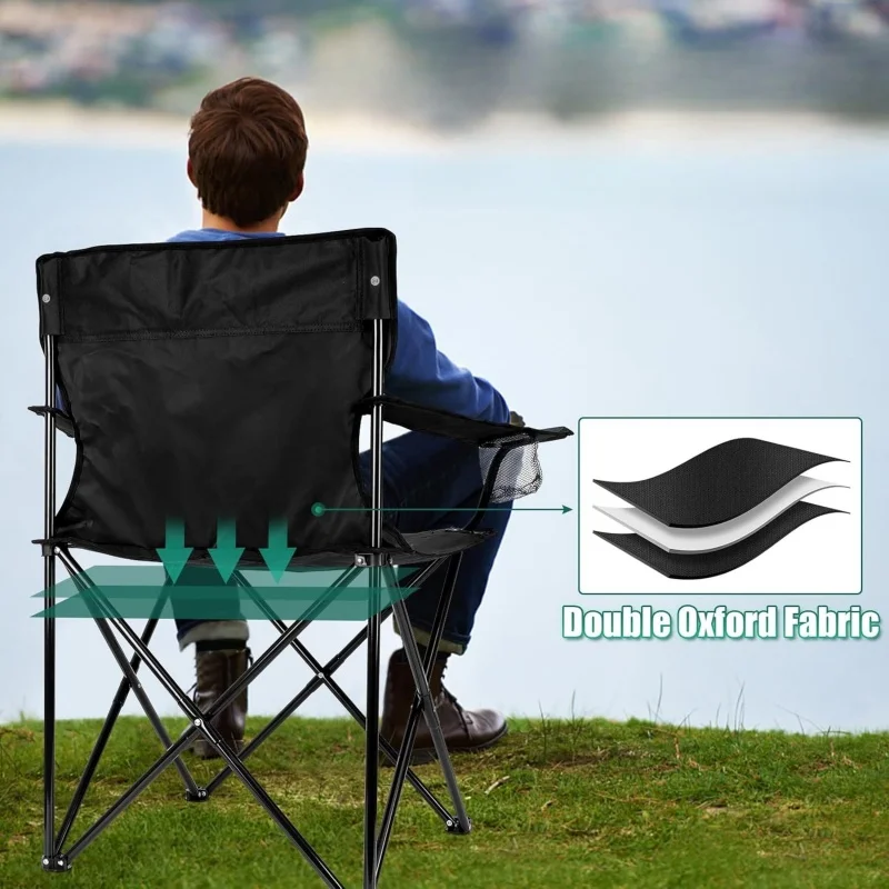 Folding Chair 1pcs Camping Cup Storage And Bag Carrying Fishing For Outdoor Activities