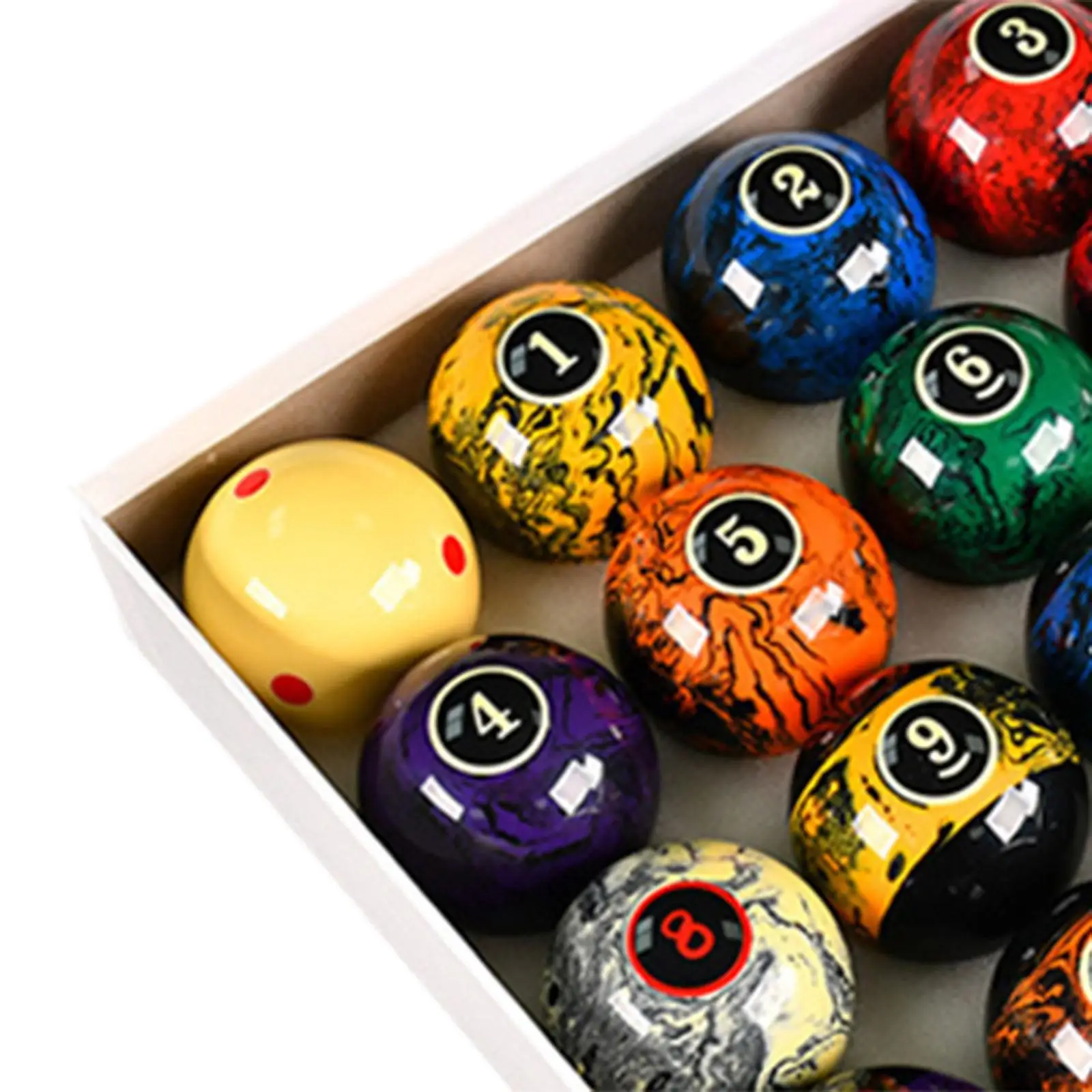 16 Pieces Billiard Balls Pool Table Balls for Game Rooms Recreation Game 16 Pieces Billiard Balls Pool Table Balls for Game Rooms Recreation Game