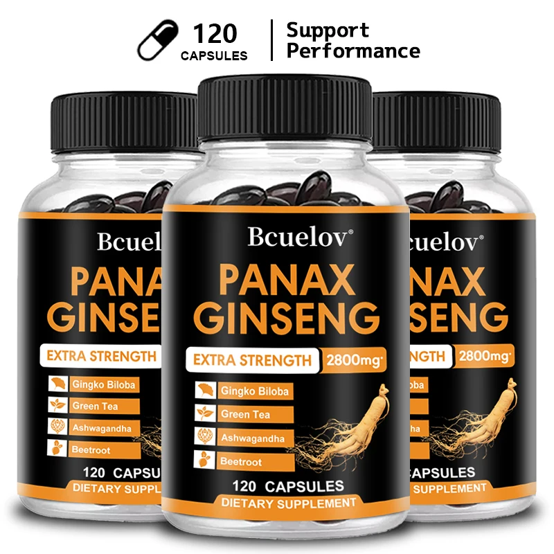 Ginseng + Ginkgo Biloba, Beetroot, Green Tea Helps with energy, endurance, blood circulation, and overall health