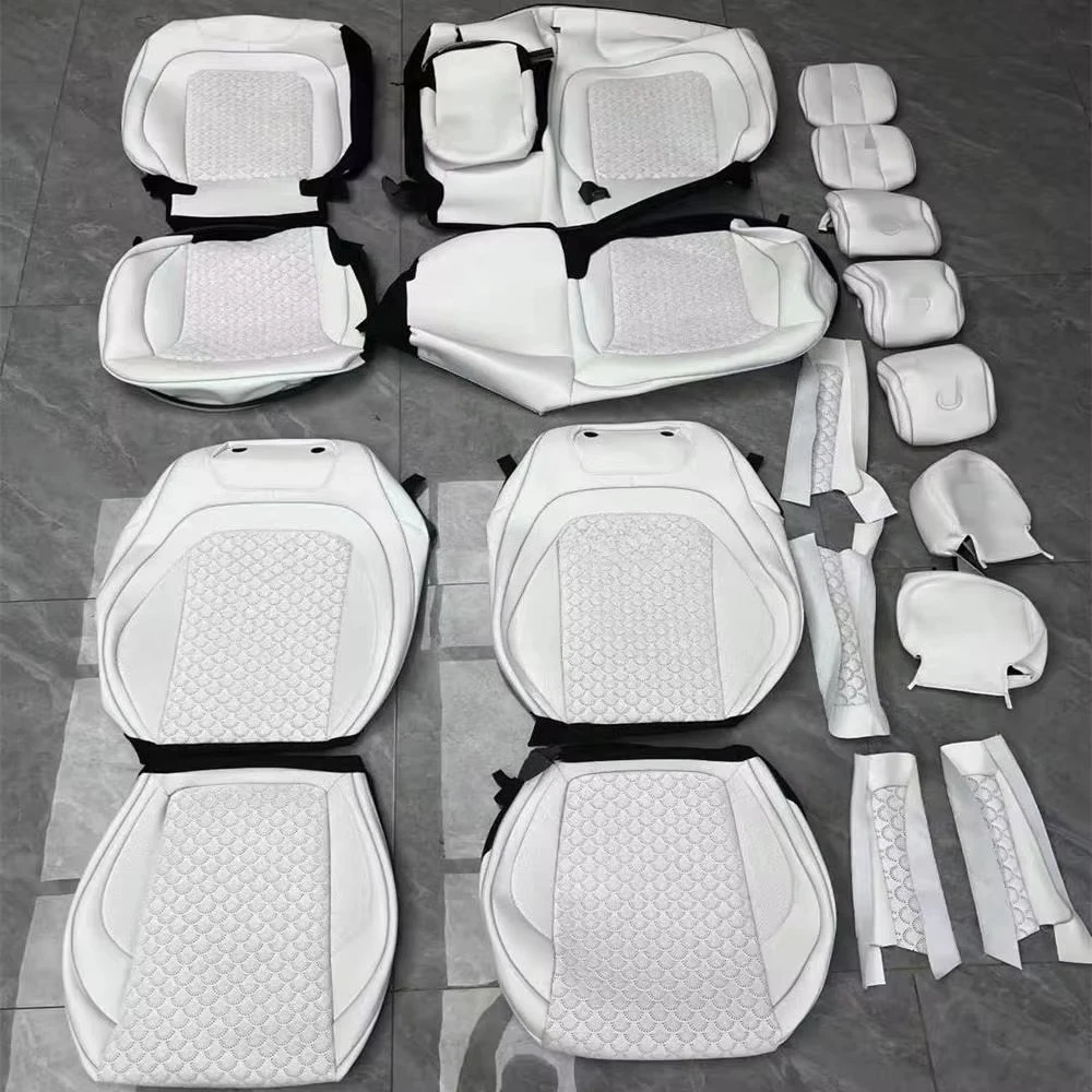 GSY 공장 도매 G300 G350 G500 G550 G63 맞춤형 나파 가죽 에어로 시트 시트 커버 교체 상용차 시트
