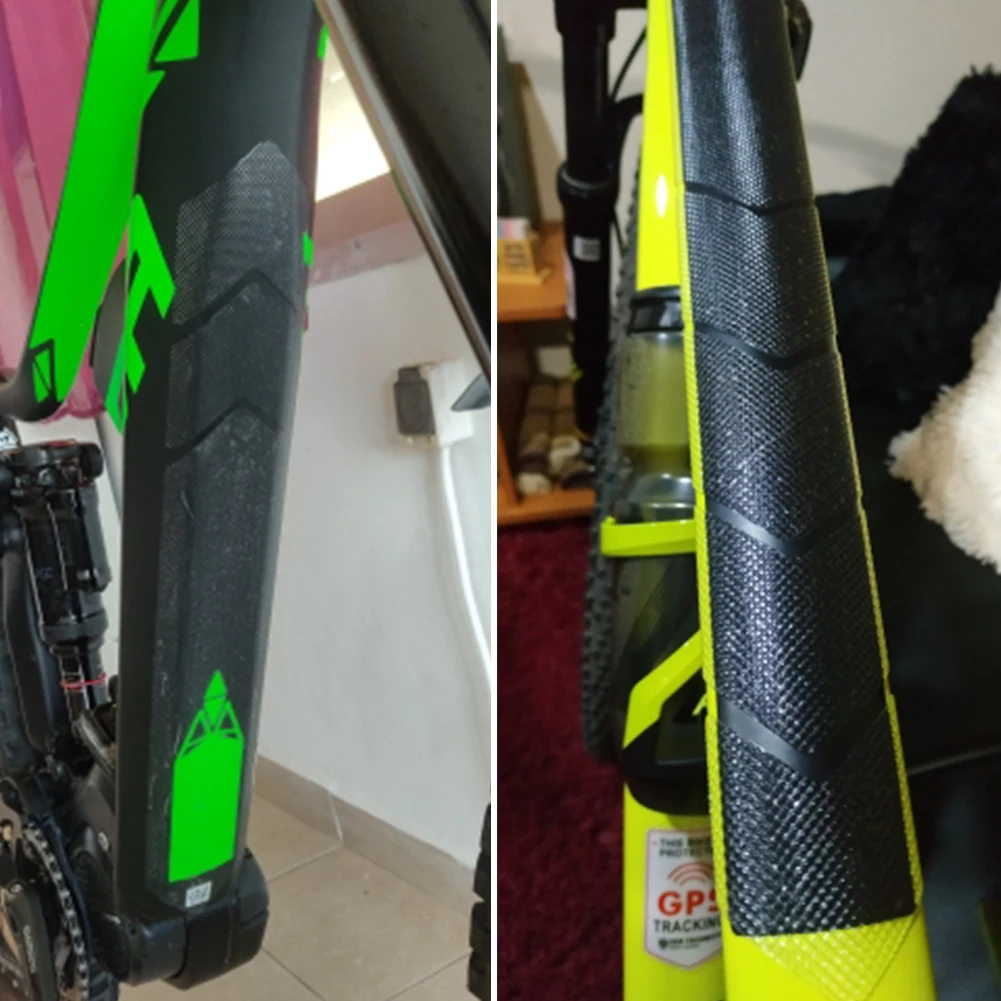Removeable Bike Frame Sticker Protector Scratch-Resistant Waterproof Road Bicycle Paster Guard Cover Front Fork Protective Flim