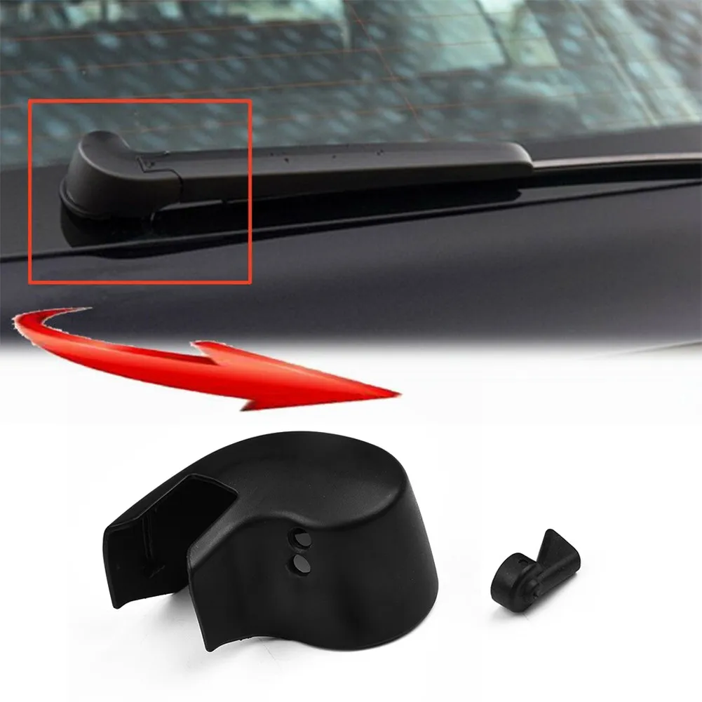 

1x Rear Windscreen Wiper Arm Nut Cap Washer Jet Black ABS Plastic Wear Part For Audi-A1 8X1 8XF 2011-2019/ A4 S4-Avant 2008-2015