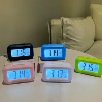 Digital Alarm Clock Digital Desk Clock Mini Electronic Clocks for Office Simple Clocks Home Bedroom Desktop Decor despertador 4