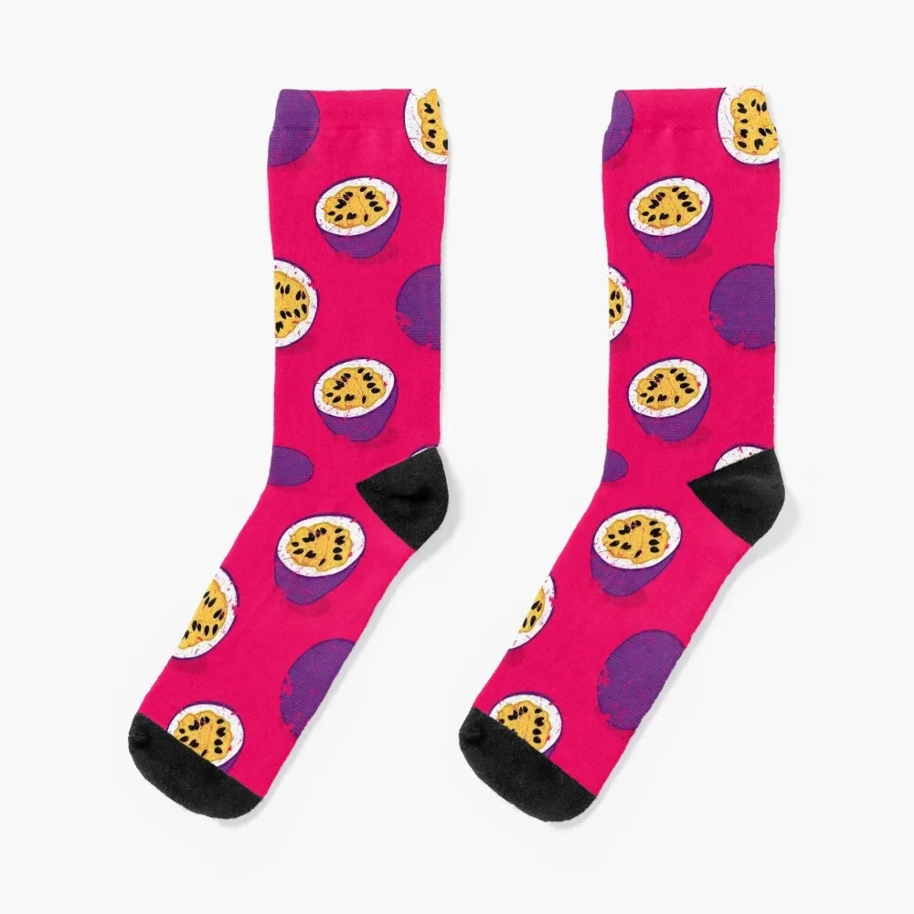 

Passion fruit Socks Lots with print Socks For Women Men's