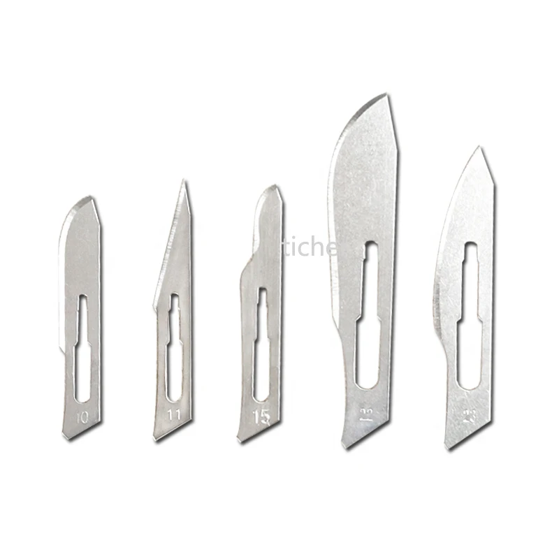 100Pcs/box Dental Surgical Scalpel Sterilized Blades Scalpel Blades for Dental Medical Medical Surgical