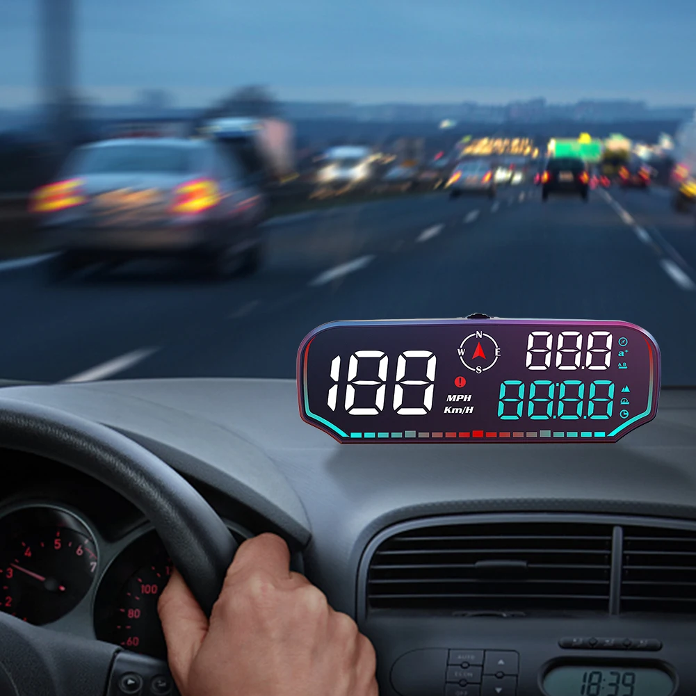   ִ  ӵ ġ ڵ GPS HUD ÷  ÷ MPH KMH GPS  ÷, ū ۲ Ƿ  溸
