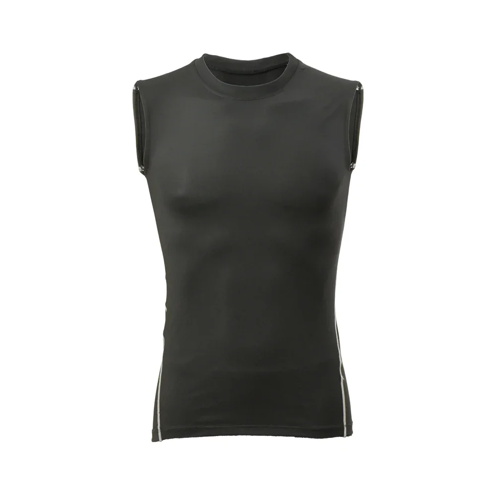 Men Compression Tank Top Slim Sleeveless Vest Quick-drying Jersey Breathable Quick Dry for Fitness Gym Sweat Cycling Active Tops 6