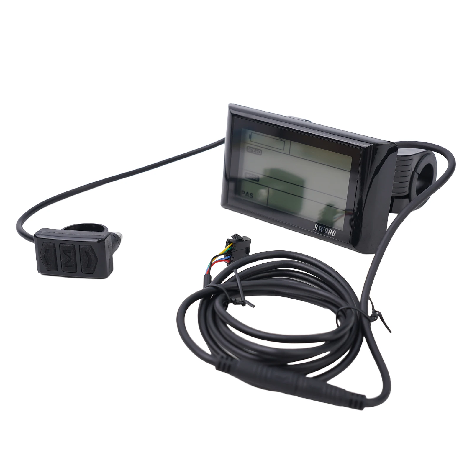 Elektrisches Fahrrad-Display, Anzeigebildschirm, Outdoor-Sport, Elektrofahrrad, LCD-Display, einfach zu bedienen, nützlich, 1 Stück, 110 x 62 mm – Detail 13