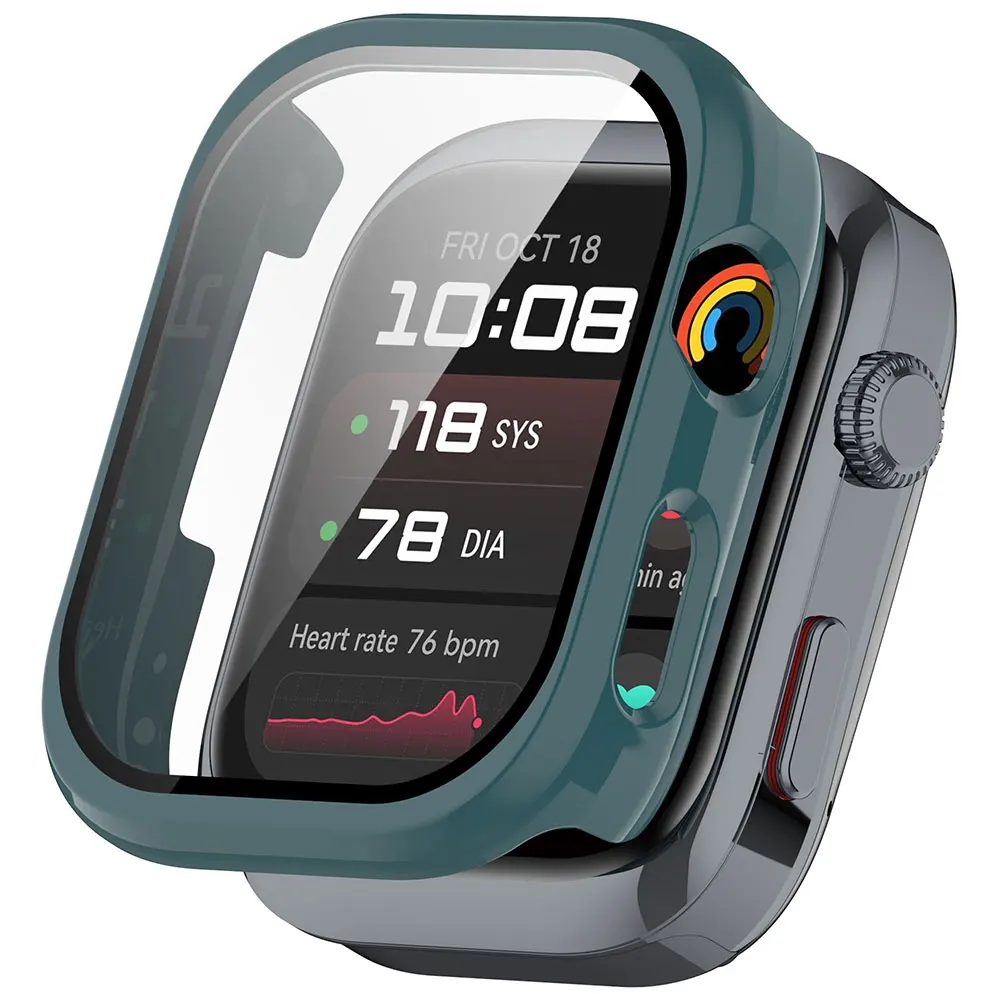 Premium PC Watch Case with Tempered Glass Screen Protector & Bumper Cover