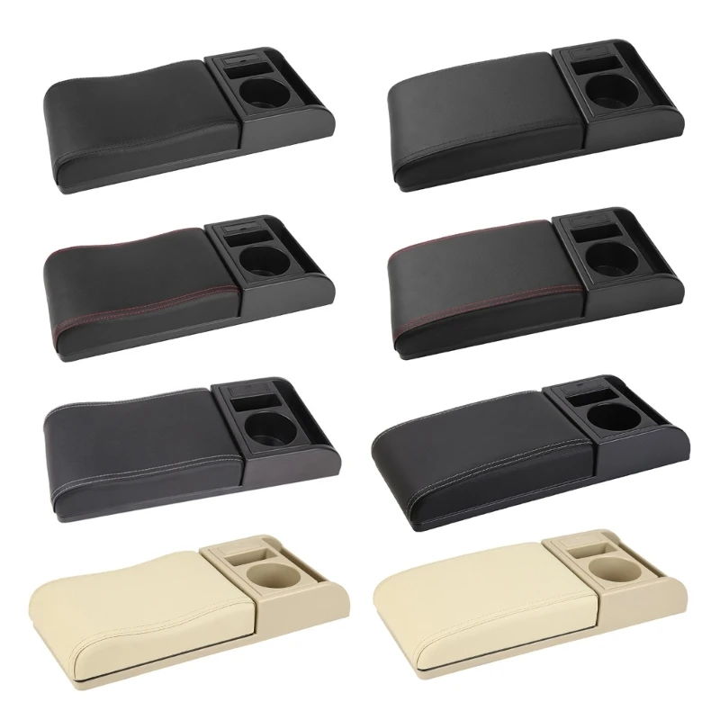 

Armrest Cushion Rear Storage Box Console Elbow Bracket Drawer Holder with Storage Compartment Accessories