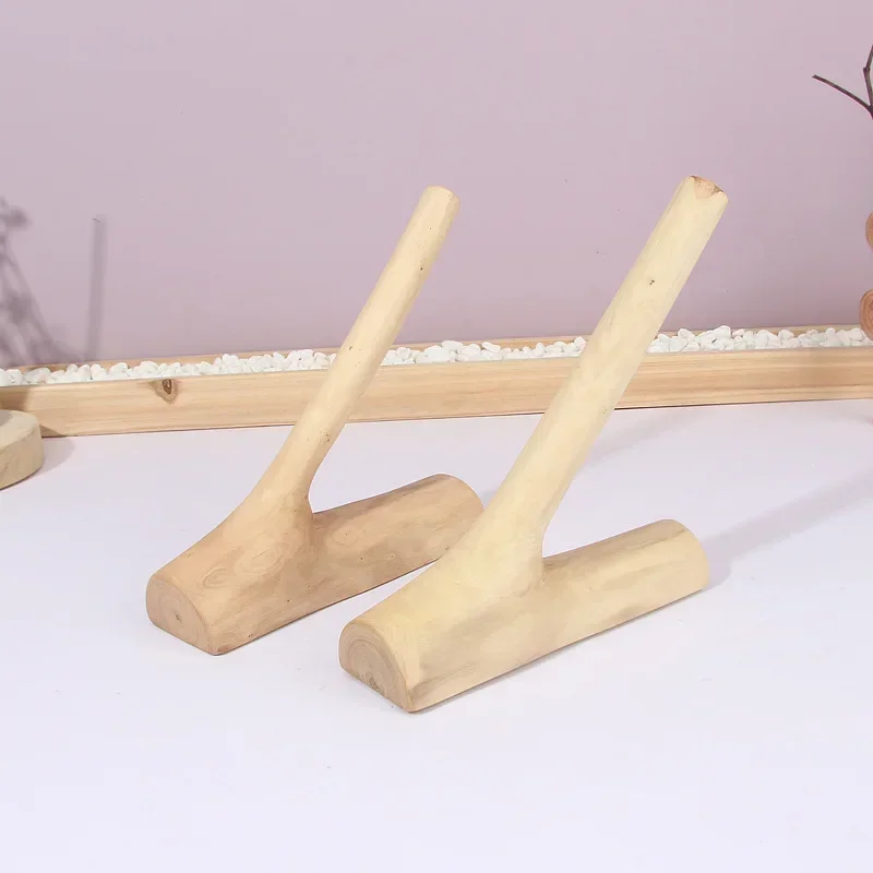 Creative Log Branch Hook Paper Roll Hanger Hole Free Paper Towel Rack Living Room Kitchen Bathroom Wall Hanging Towel Rack