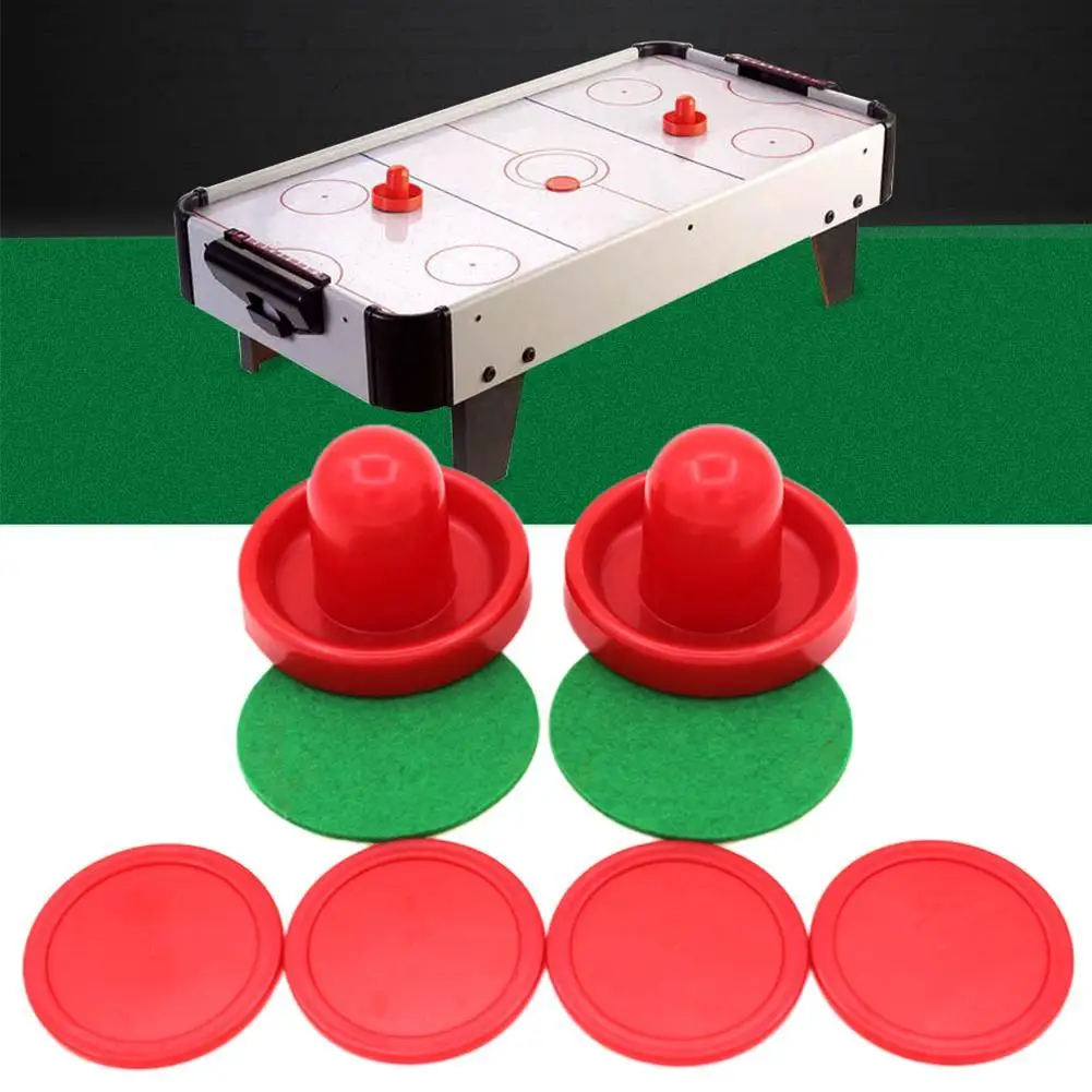 Plastic Air Hockey Table Accessories Red 76mm Strikers