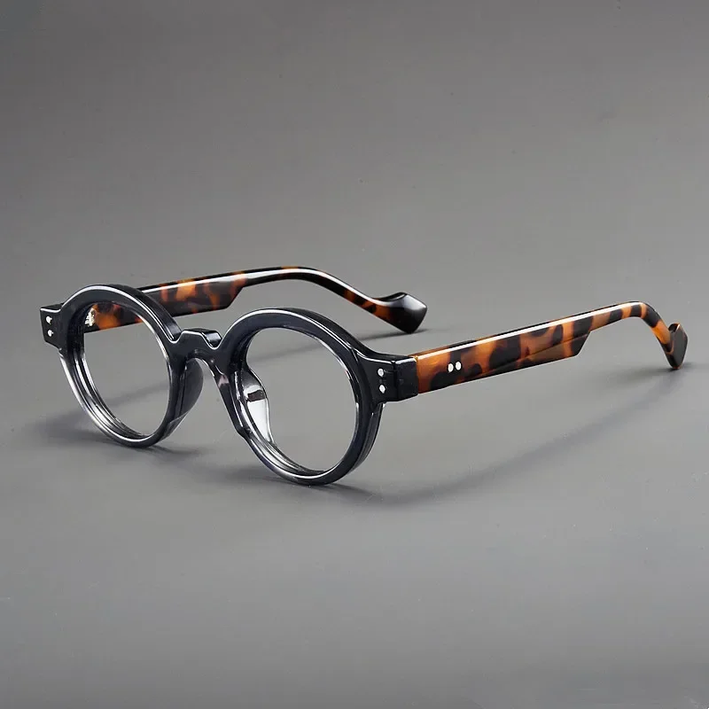 Vintage Small Round Frame Blue Light Blocking Reading Glasses