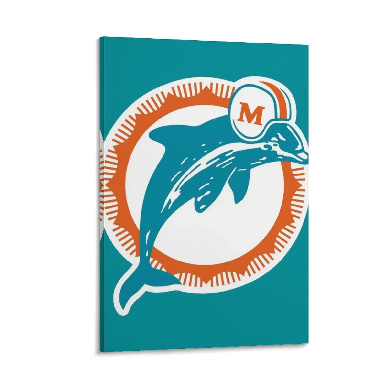 

Dolphins-City Green Canvas Painting decorative wall poster home decoration luxury anime decoration