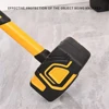 Multifunctional Rubber Mallet Ceramic Tile Soft Rubber Tapping Leather Hammer Professional Construction Workers Hand Tools 6