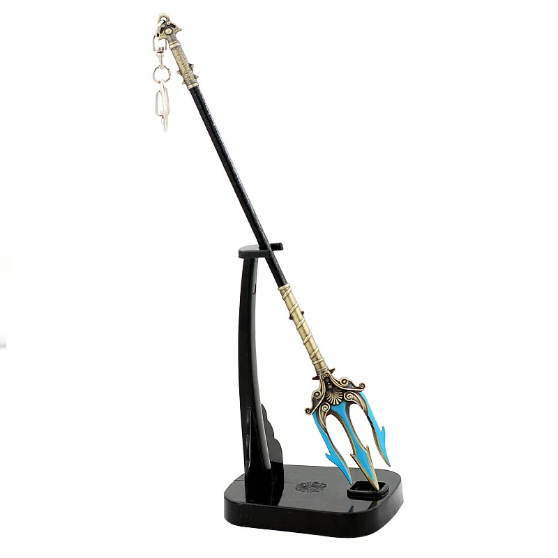 22cm Draupnir Spear God of War Kratos Gaming Peripherals Metal Weapons Model Home Ornament Decoration Crafts Toy Gift for Boys