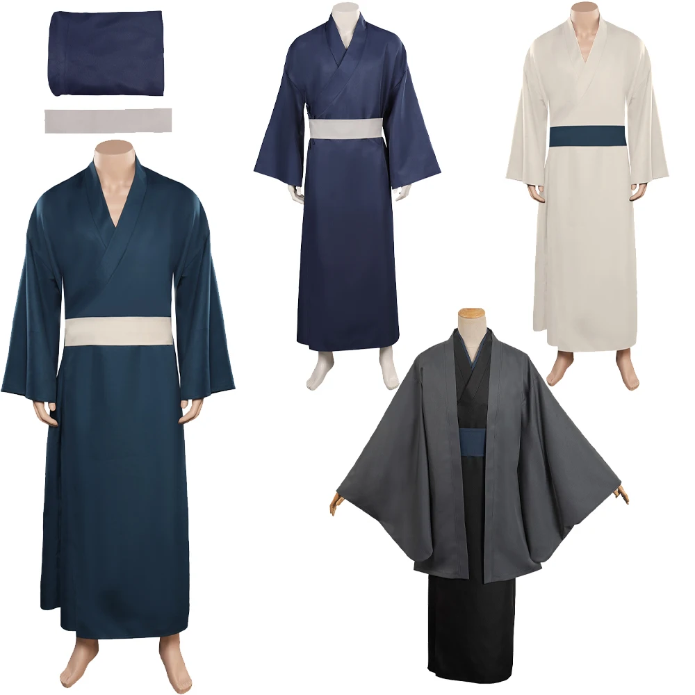 

Jujutsu Kaisen Megumi Fushiguro Yuji Itadori Kimono Cosplay Costume Satoru Gojo Robe Dress Cloak Outfit Halloween Carnival Suit