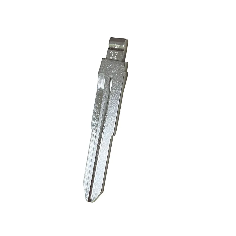 Car Remote Key Car Key 10pcs Key Blanks 07# MIT11 MIT11R Metal Uncut Blank Flip Remote Key Blade for Mitsubishi for Keydiy KD Xhorse VVDI JMD