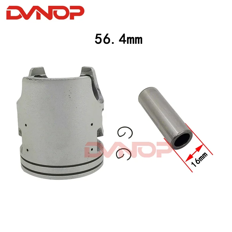 オートバイ 56.4mm~56.9mm ピストンリングキット TZR125 1987-1992 DT125R 1988-1999 R オートバイのボアサイズ  56.4 ミリメートル STD +25 +50 ピストンリング Ymh TZR125 1987-1992 D バイク用ピストンガスケットセット Compatible With For DT125R 1988-1999 For R1-Z 199