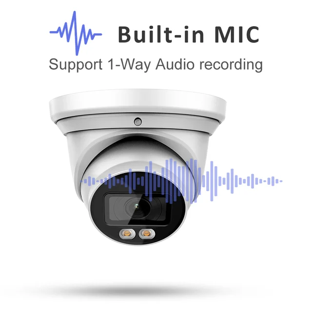 10PCS OEM Dahua 4MP Smart Dual Light IP Camera IPC-HDW2449T-S-IL WizSense Built-in Mic Security CCTV Surveillance Network Camera - Image 2
