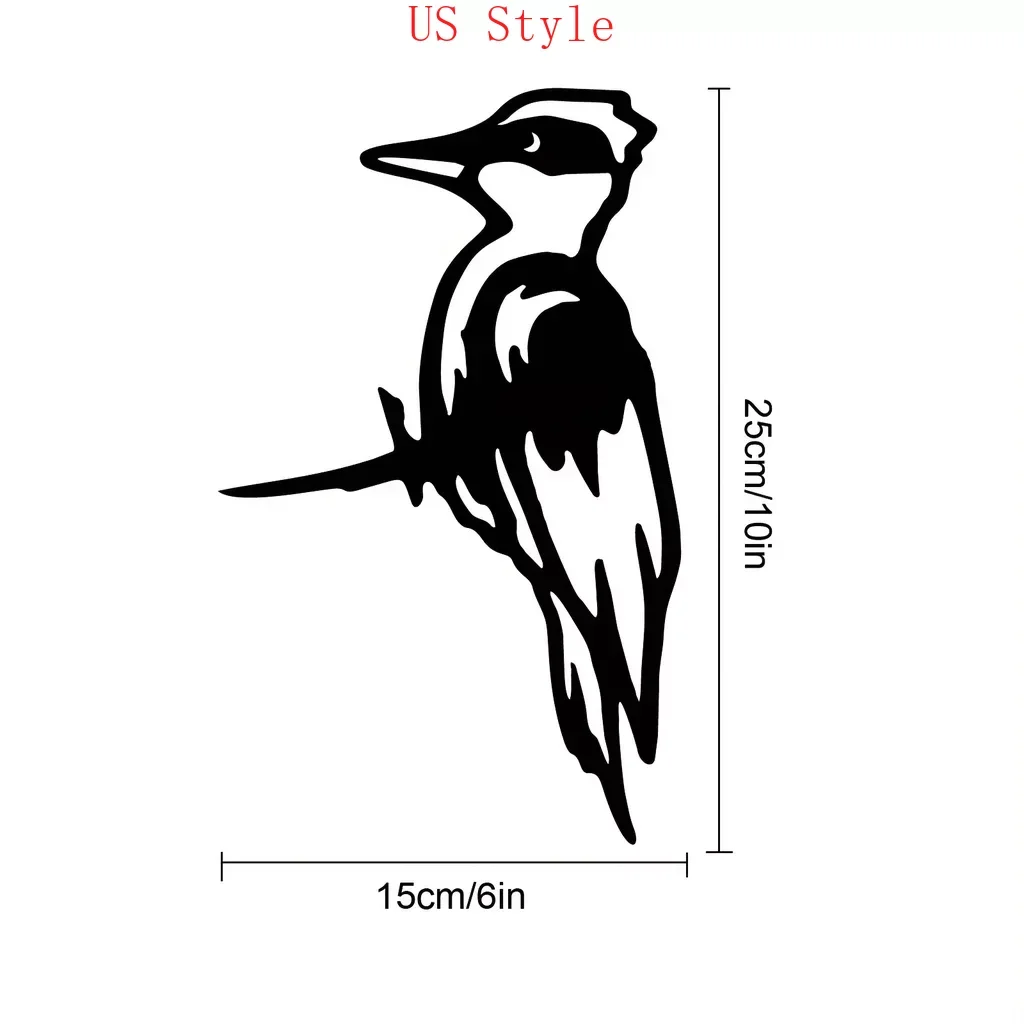 

Add A Touch of Nature To Your Garden Decoration with This Unique Metal Woodpecker Silhouette Decoration for Garden Party Decor G