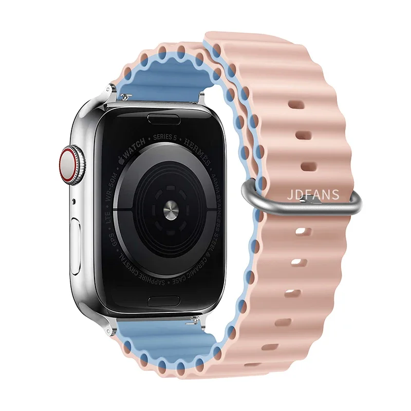 Silicone Ocean Band for Apple Watch - Premium iWatch Strap Bracelet