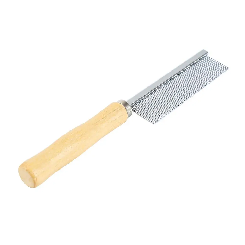 Ancienne Brosse Peigne Curry Pour Cheval - Toilettage - Manche Bois Patiné