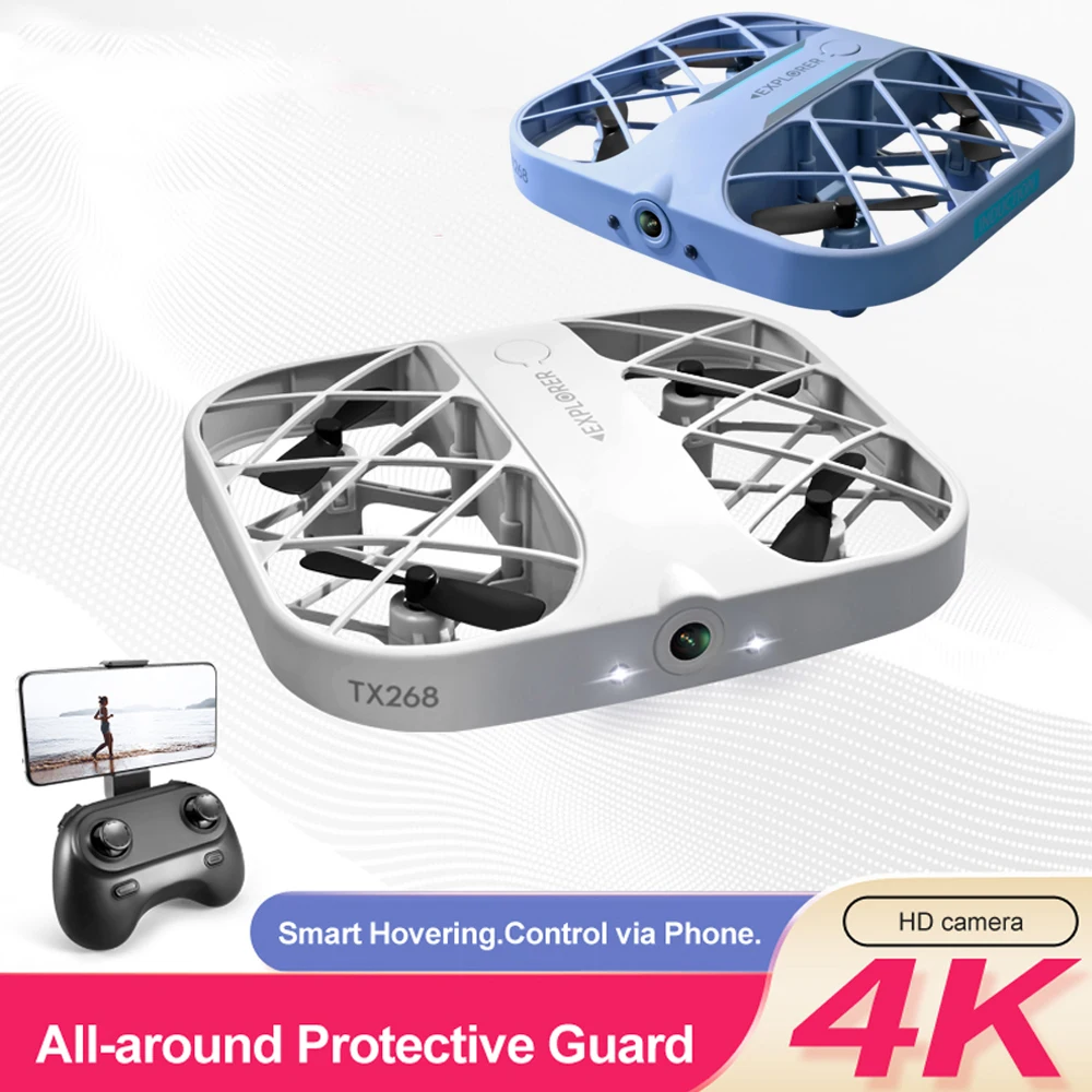 JJRC RC Helicopter H107 Mini Drone Grid with 8K Camera Real-Time Image Transmission Pocket Small Quadcopters Aircraft Outdoor 2