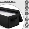 2/3/4Pcs DVD Storage Box Nonwoven Fabric CD Organizer Case with Lid Dustproof Disc Holder Box Foldable CD Storage Container New 3