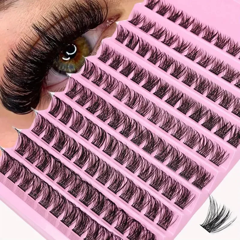 120pcs Wispy Lash Clusters for Natural Look