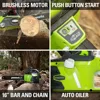40V 16" BL Chainsaw, 4.0Ah Battery and Charger Included 4