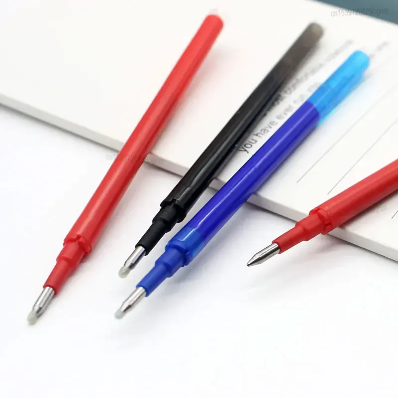 20/30/40/50Pcs Set Erasable Gel Pen Refill 0.7mm Tip Color Ink Rod Replacement Office Writing Drawing Stationery Accessory 11cm 5