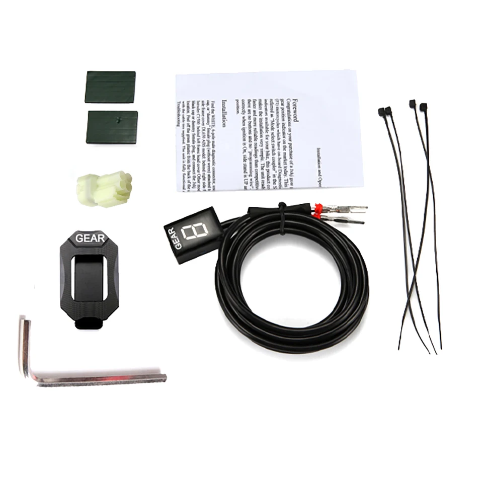 Indicateur Vitesse Numérique Moto 1-6 - Compatible CB500F, CB500X, CBR Et Autres Modèles Honda - Facile à Installer