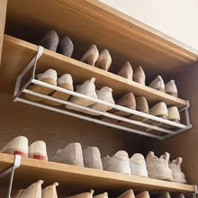 Adjustable Shoe Rack | Space-Saving Layered Organizer For Home Shoe Cabinets | Under-Shelf Shoe Holder With Hanging Basket - Trending Highest Rated Aliexpress Dropshipping Products Product August 2026