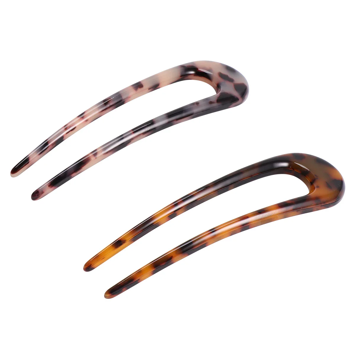 2pcs U Shape Hair Fork Retro Decor U Shape Hair Pin for Hairstyles