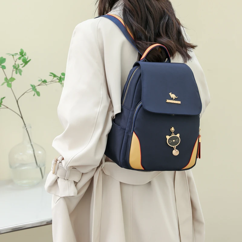 Zaino Donna Antifurto Volumoon - Impermeabile, Convertibile A Borsa A Spalla, Nylon Leggero - Foto 13