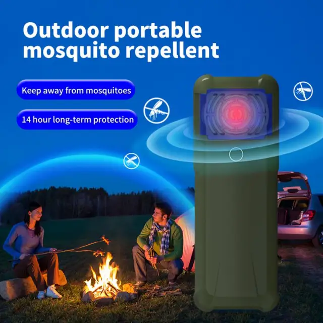 Forró Nyári Kültéri Kemping Hordozható Szúnyogtaszító Bug Spray -Os Usb Tölthető Háztartás - Image 4