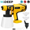 1500W Electric Cordless Spray Gun HVLP Paint Sprayer For Dewalt 20V MAX Battery Furniture Coating Airbrush 1
